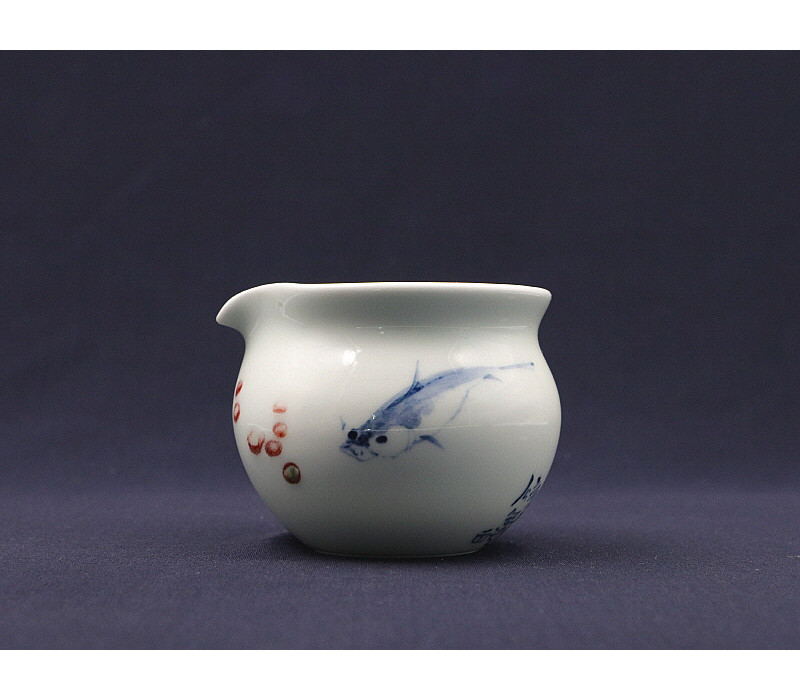 19. 청화유리홍 어문