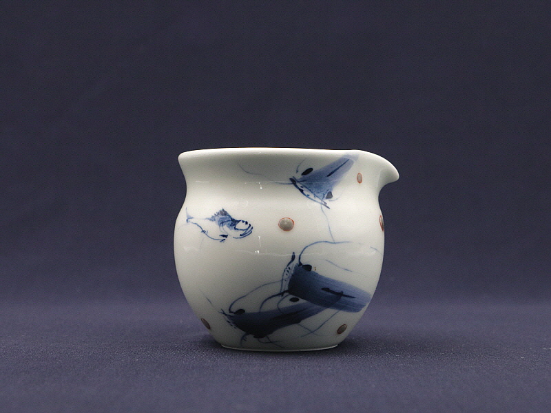 22. 청화유리홍 념어문