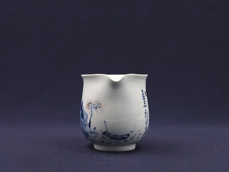 64. 청화유리홍 독락당문