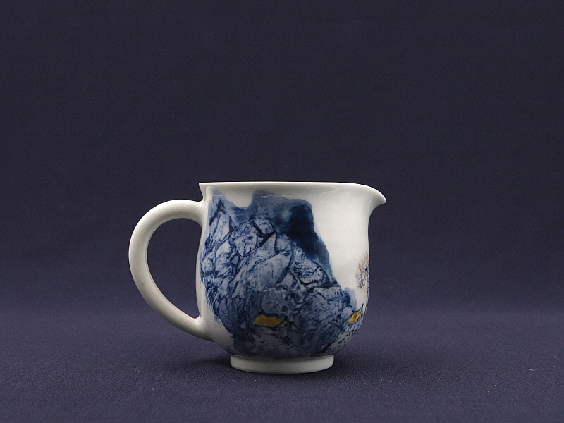 65. 청화유리홍 독락당문