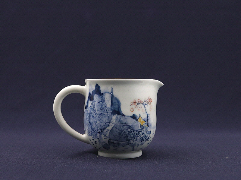 68. 청화유리홍 독락당문