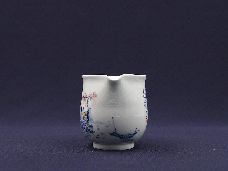 68. 청화유리홍 독락당문