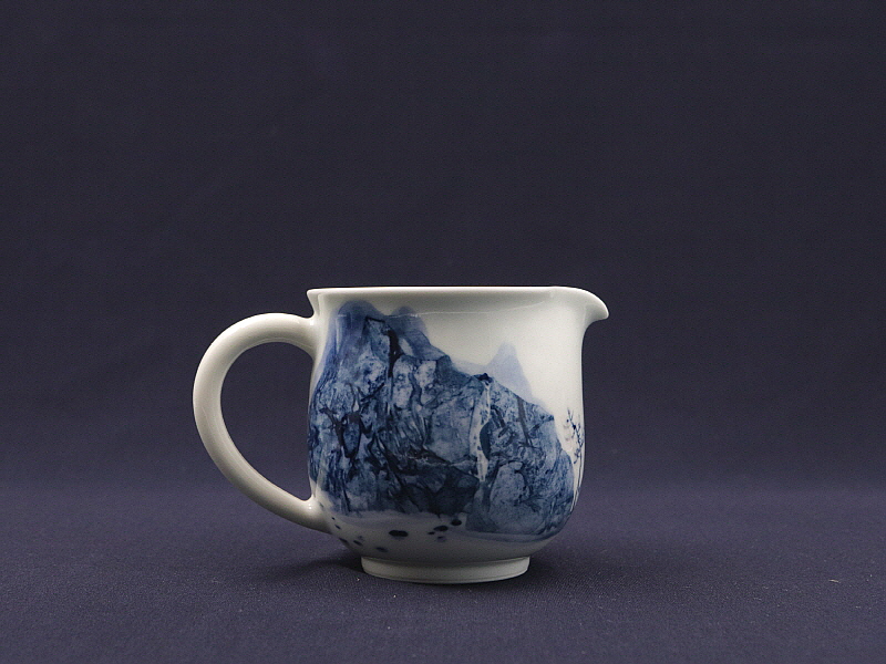 70. 청화유리홍 독락당문