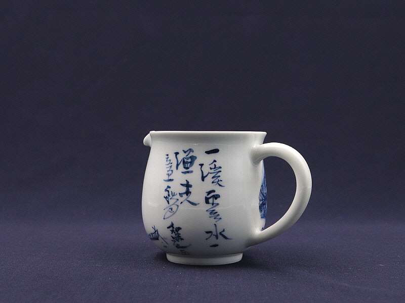 70. 청화유리홍 독락당문