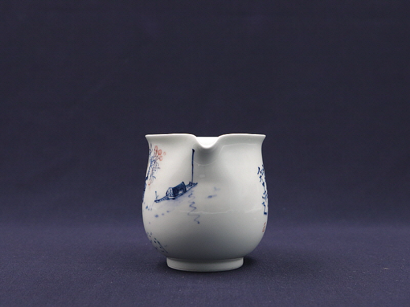 72. 청화유리홍 독락당문