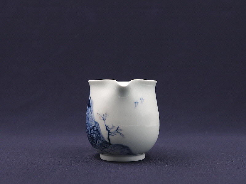 75. 청화유리홍 독락당문