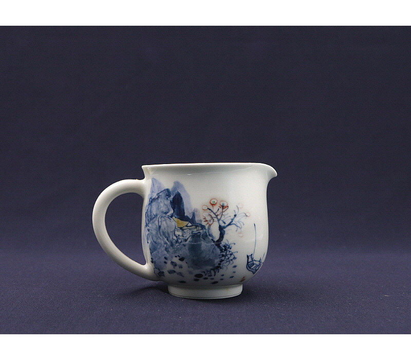 76. 청화유리홍 독락당문