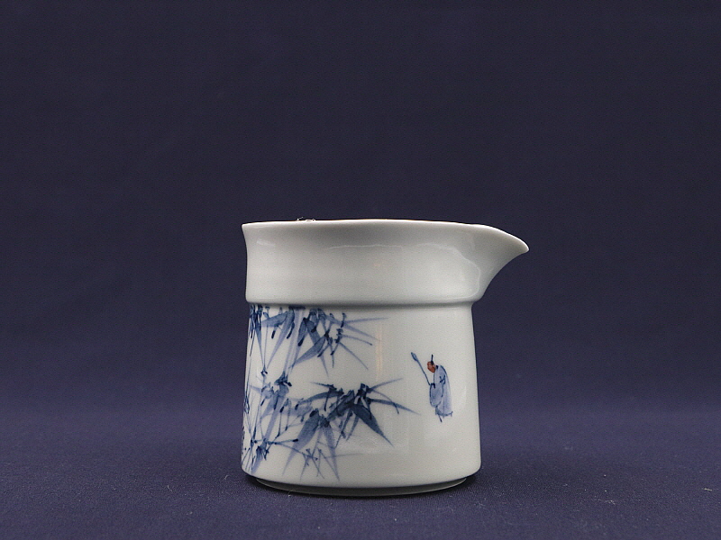 144. 청화 산수인물문