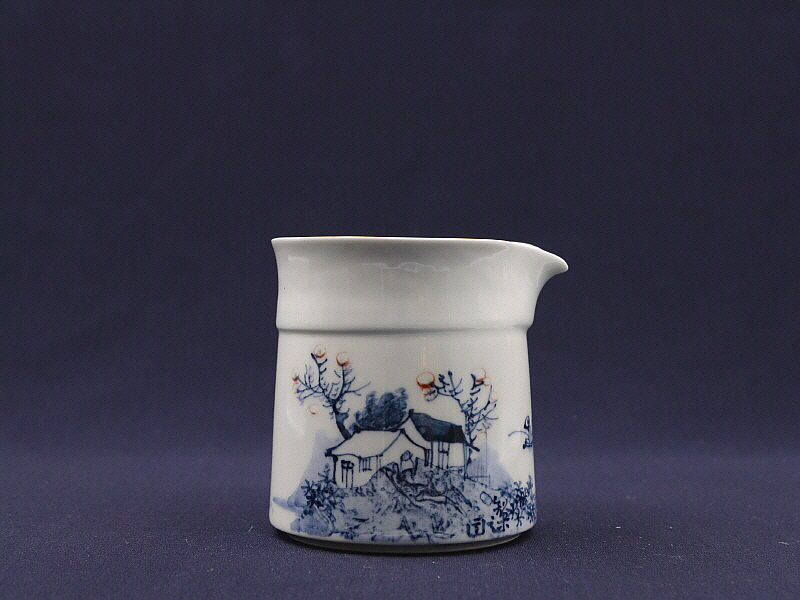 150. 청화유리홍 독락당문