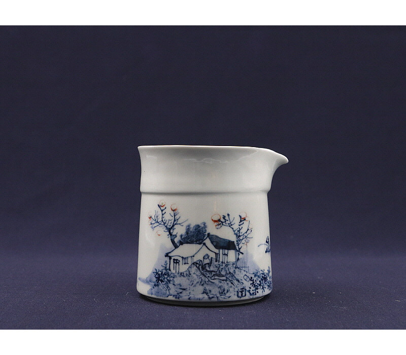 150. 청화유리홍 독락당문