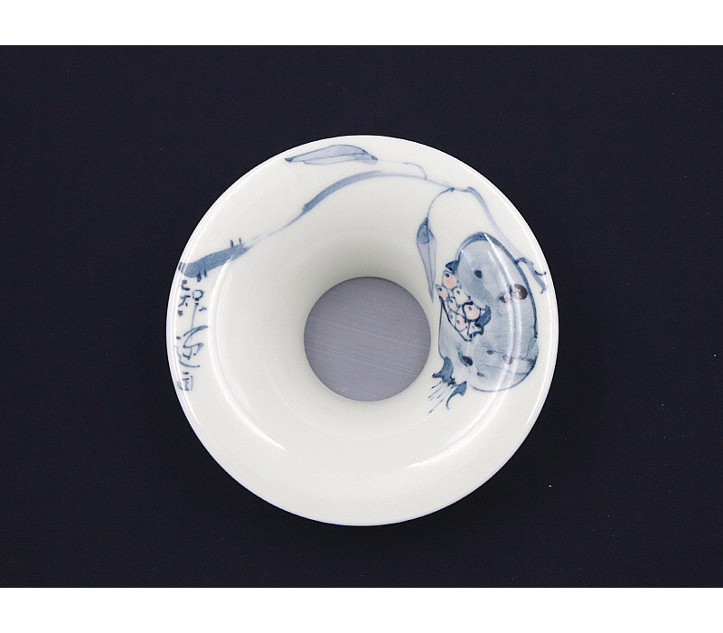 19. 청화 석류문