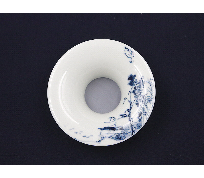 27. 청화 산수문