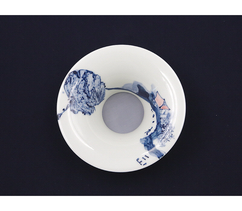 29. 청화 지화산수문