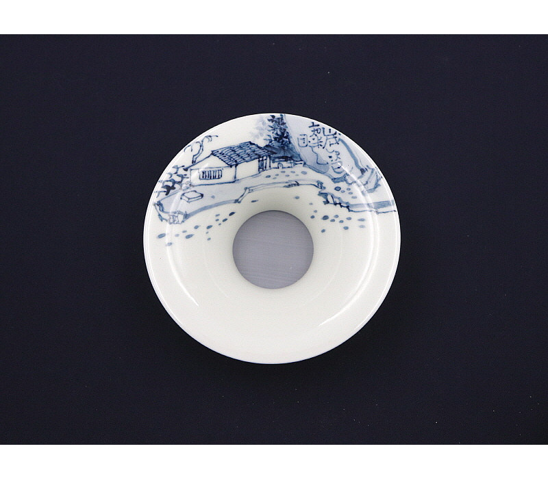 31. 청화 산수문