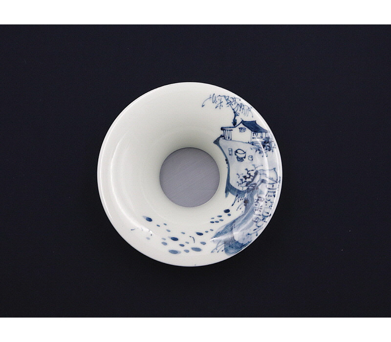 33. 청화 산수문