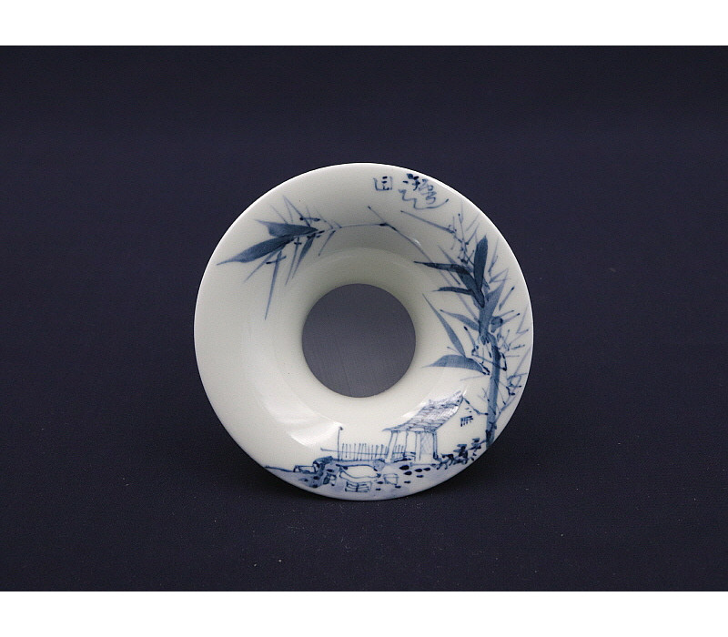 55. 청화 산수문