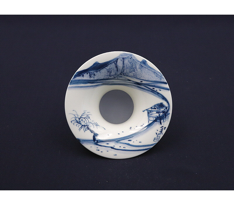 61. 청화 지화산수문