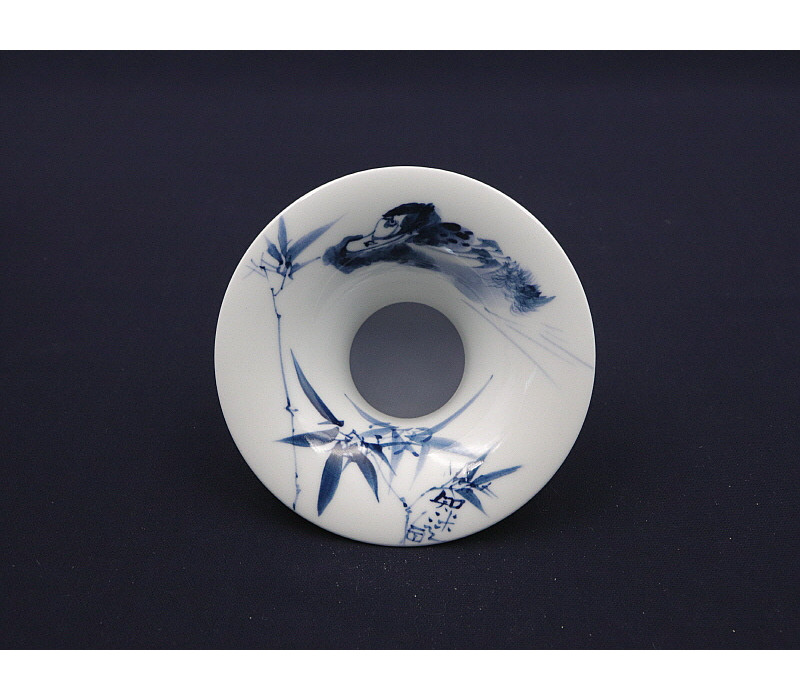 98. 청화 조죽문