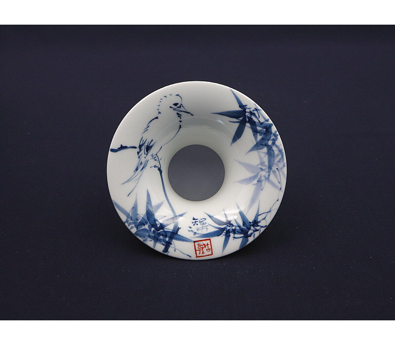 120. 청화 조죽문