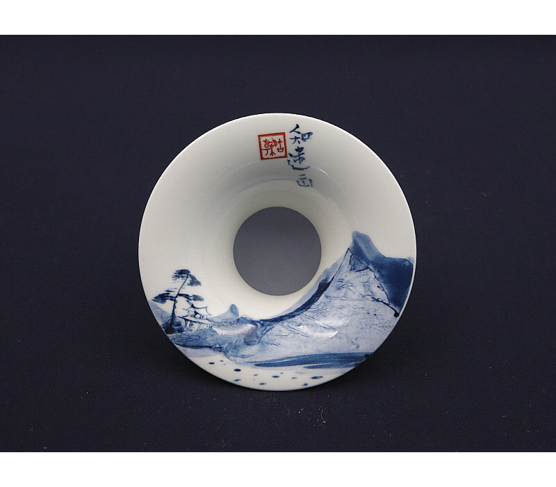 189. 청화 지화산수문