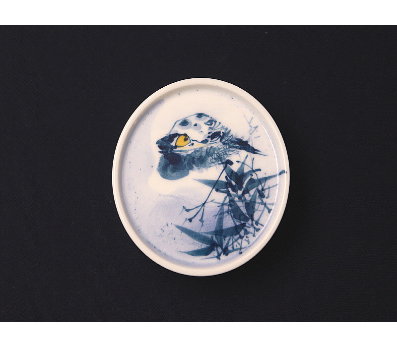 64. 청화 팔가조문