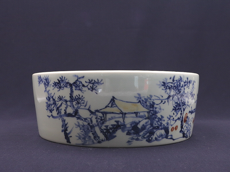 8. 청화유리홍 독락당문문