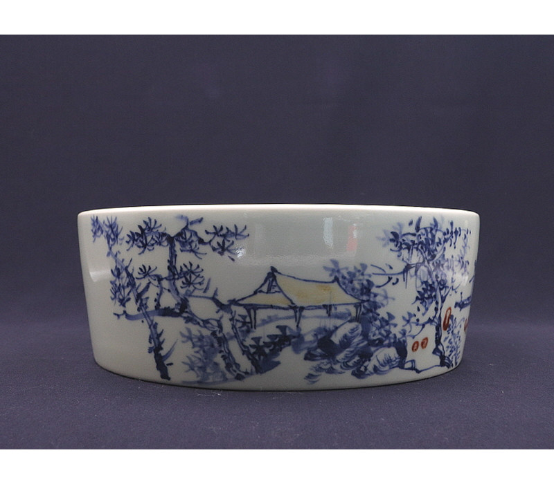 8. 청화유리홍 독락당문문