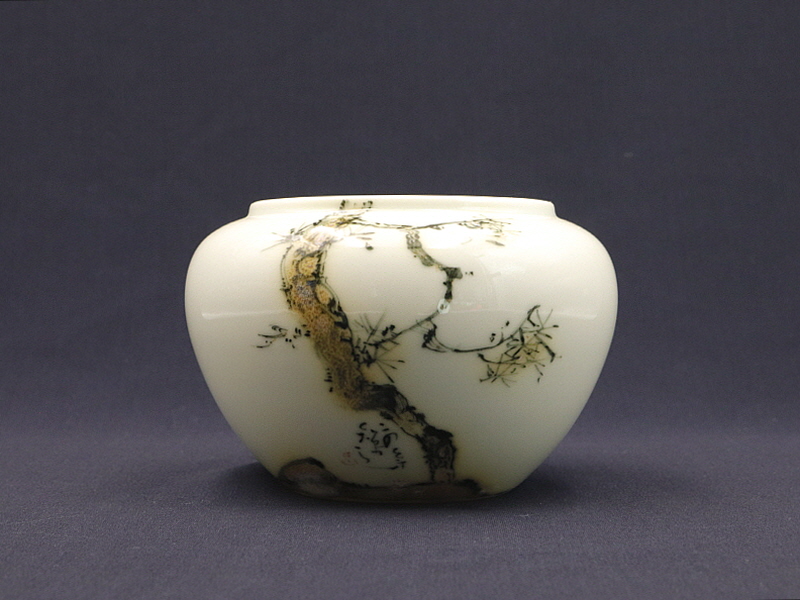 40. 청화유리홍 락은문